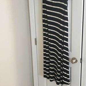 Black and white maxi skirt Torrid
